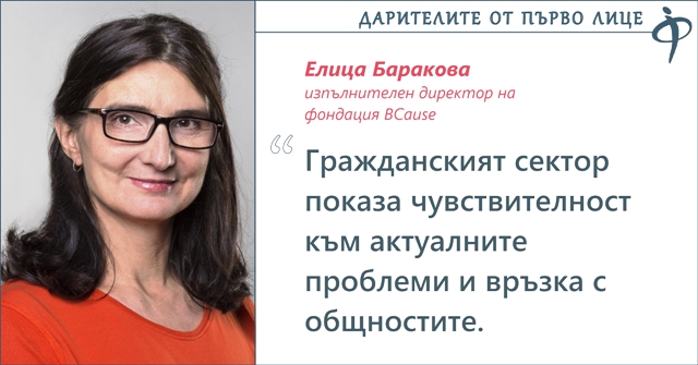 Елица Баракова, фондация BCause : Каузите зареждат дарителите