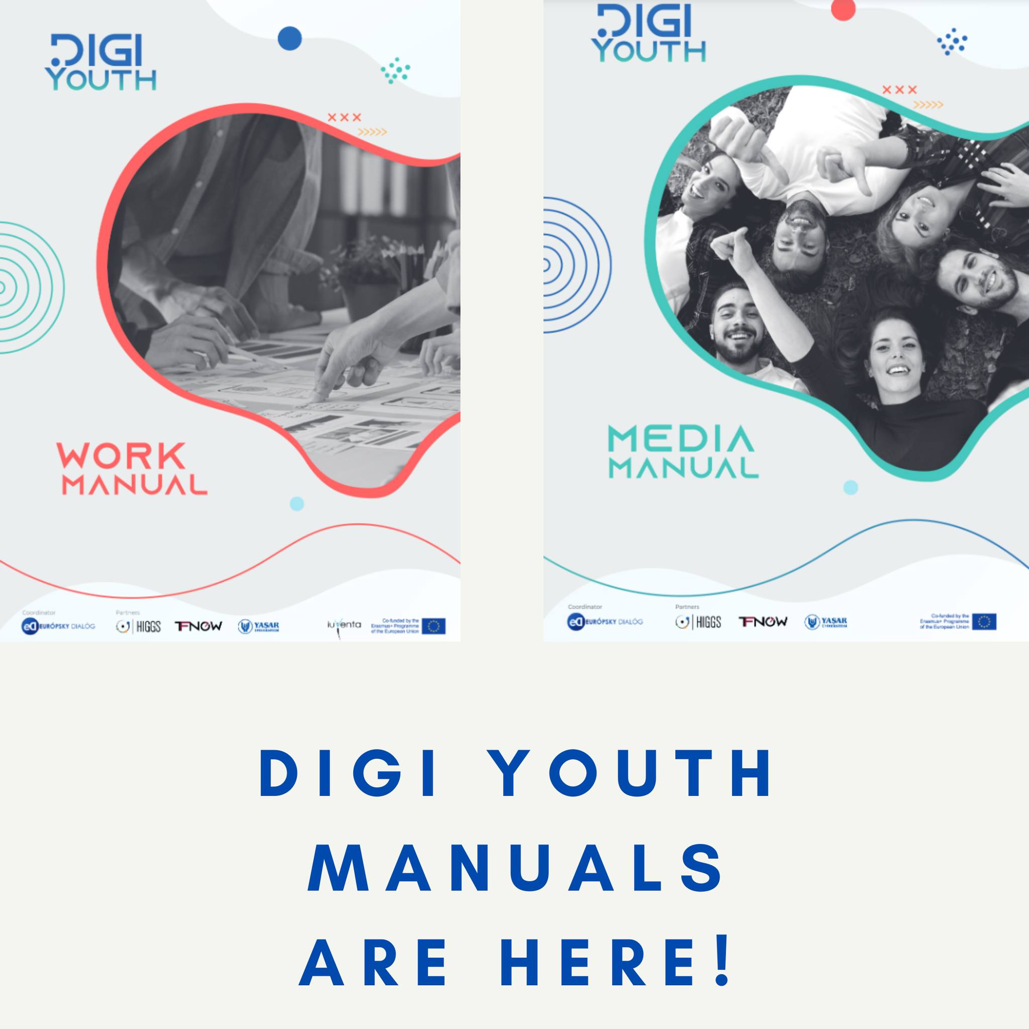 Ръководства за младежка работа, създадени от проект DiGi YOUTH