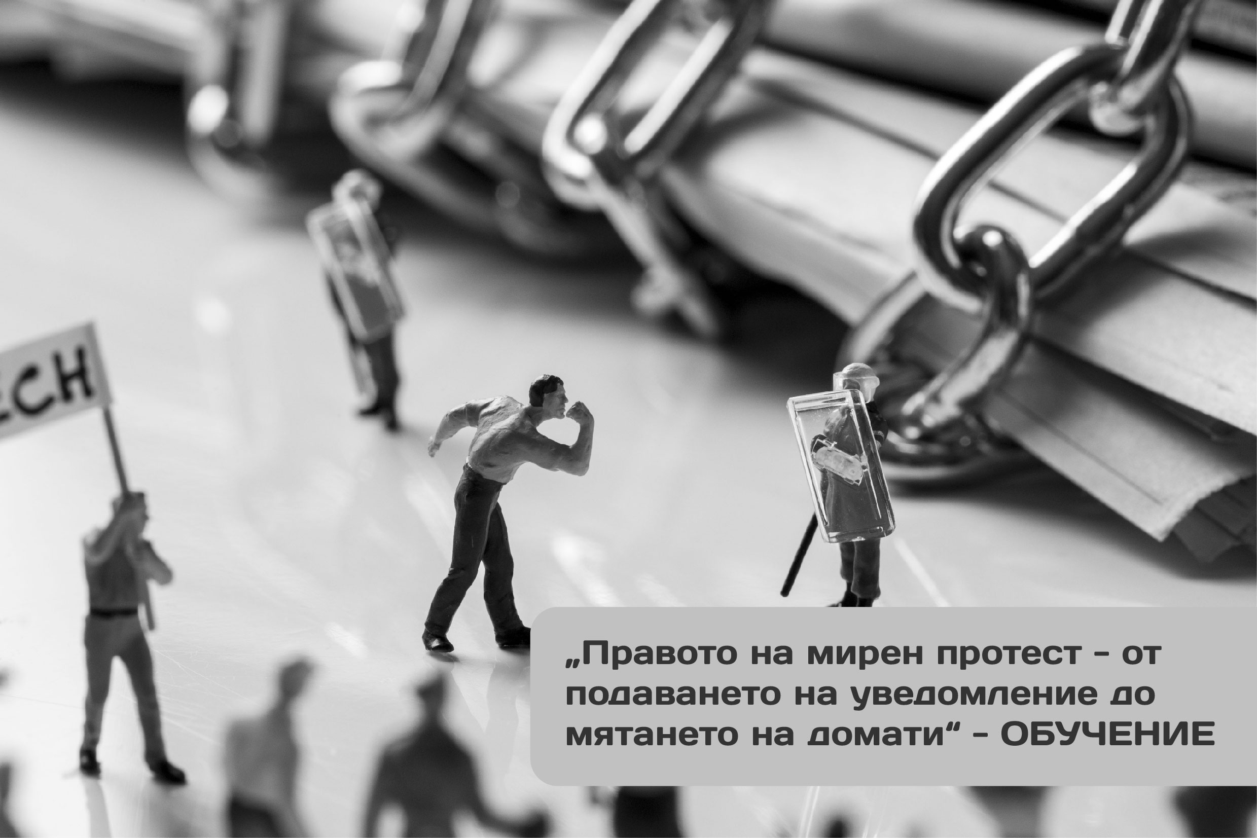 „Правото на мирен протест - от подаването на уведомление до мятането на домати“