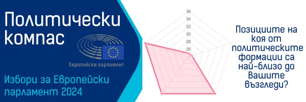 Институт за развитие на публичната среда разработи политически компас за изборите за Европейски парламент